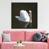 白鳥 キャンバスプリント (インサイチュ (リビング))