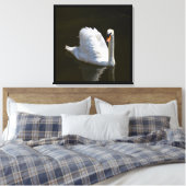 白鳥 キャンバスプリント (インサイチュ (寝室))