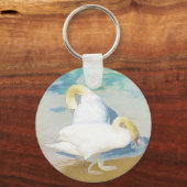 白鳥 キーホルダー (正面)