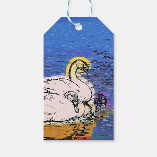 白鳥 ギフトタグ (正面)