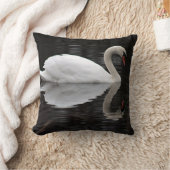 白鳥 クッション (ブランケット)