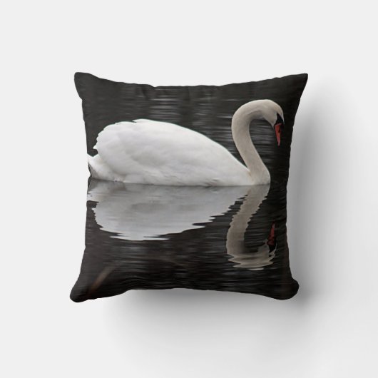 白鳥 クッション (裏面)