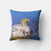 白鳥 クッション (裏面)