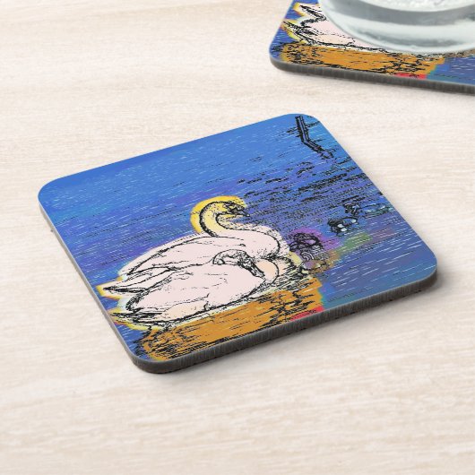 白鳥 コースター (左側)