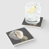 白鳥 ストーンコースター (横)