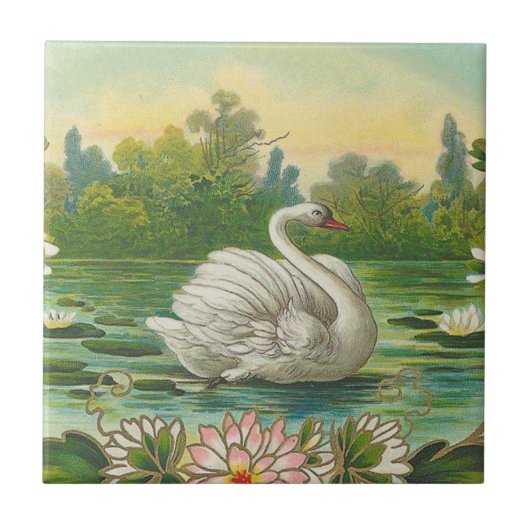 白鳥 タイル (正面)