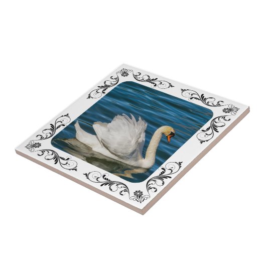 白鳥 タイル (側面)