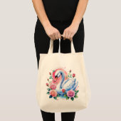 白鳥 トートバッグ (正面(商品))
