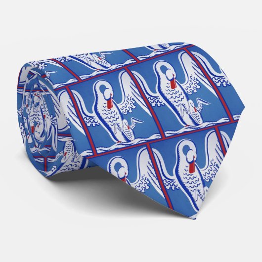 白鳥 ネクタイ (ロール)