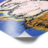 白鳥 フォトプリント            (角)