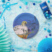 白鳥 ペーパープレート (パーティー)