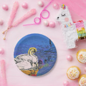 白鳥 ペーパープレート (パーティー)