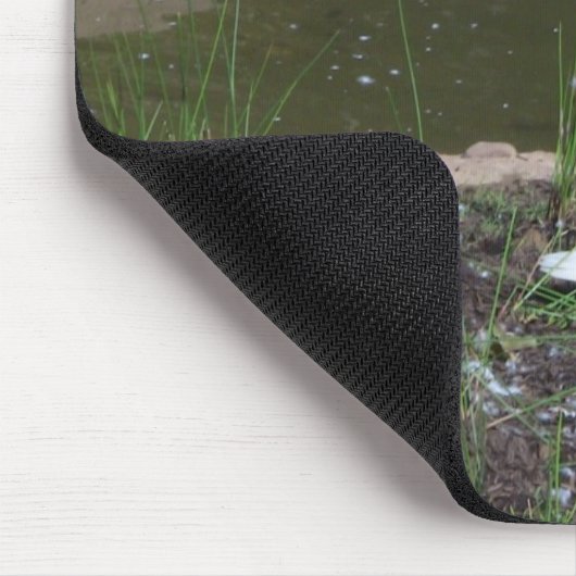 白鳥 マウスパッド (コーナー)