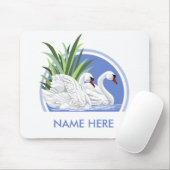 白鳥 マウスパッド (マウス)