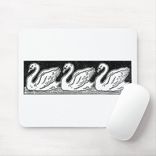 白鳥 マウスパッド (マウス)