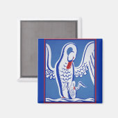 白鳥 マグネット (正面/裏面)