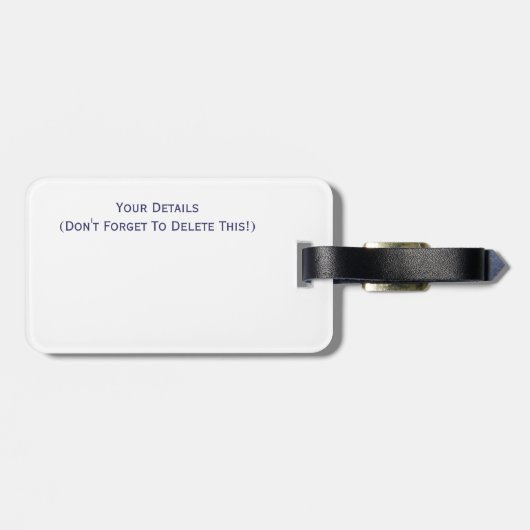 白鳥 ラゲッジタグ (裏面横)