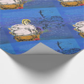 白鳥 ラッピングペーパー (角)