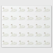 白鳥 ラッピングペーパー (フラット)