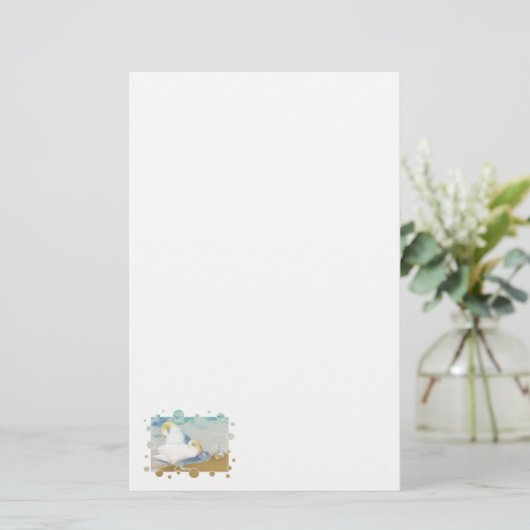 白鳥 便箋 (スタンド正面)