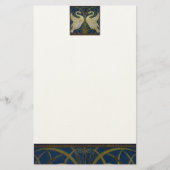 白鳥 便箋 (正面)