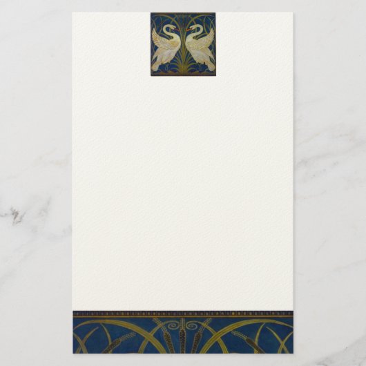 白鳥 便箋 (正面)