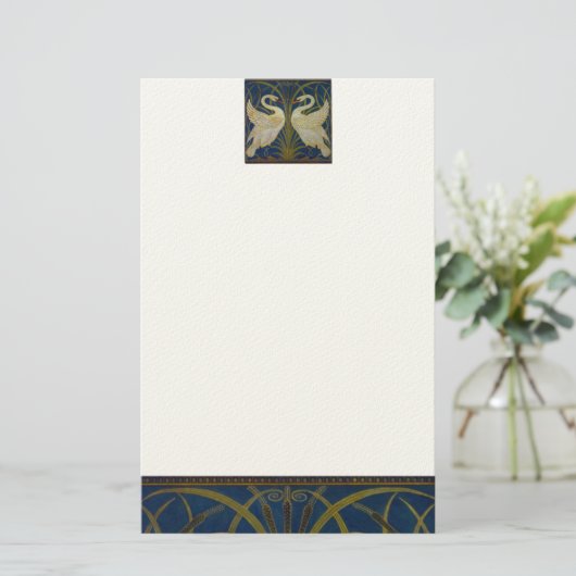 白鳥 便箋 (スタンド正面)