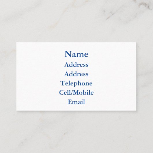 白鳥 名刺 (裏面)