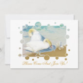 白鳥 招待状 (正面)