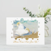 白鳥 招待状 (スタンド正面)