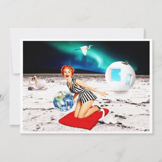 白鳥 招待状 (正面)