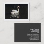白鳥(縁どswan) 名刺 (正面/裏面)