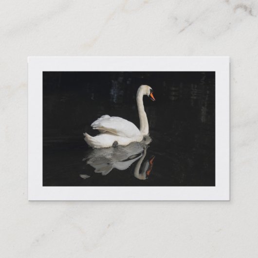 白鳥(縁どswan) 名刺 (正面)