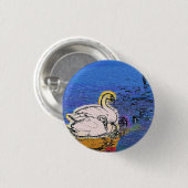 白鳥 缶バッジ (正面&裏面)