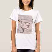白鳥 - 美しい包みの中の強さ Tシャツ (正面)