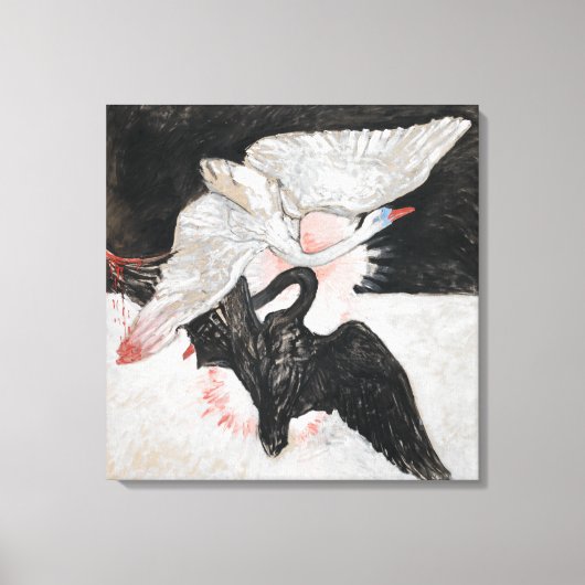 白鳥No 2 |ヒルマフクリント | キャンバスプリント (正面)