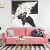 白鳥No 2 |ヒルマフクリント | キャンバスプリント (インサイチュ (リビング))