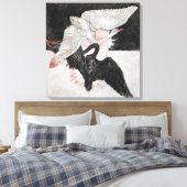 白鳥No 2 |ヒルマフクリント | キャンバスプリント (インサイチュ (寝室))