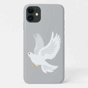 白鳩の鳥が灰色 iPhone 11 ケース