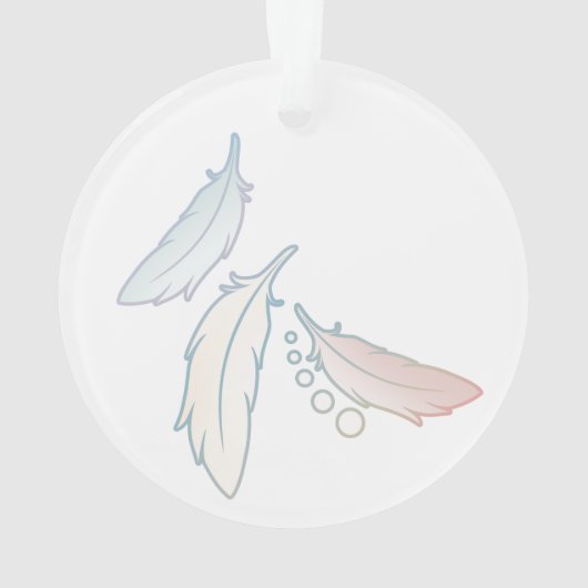 白鳩 オーナメント (裏面)