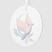 白鳩 オーナメント (正面)