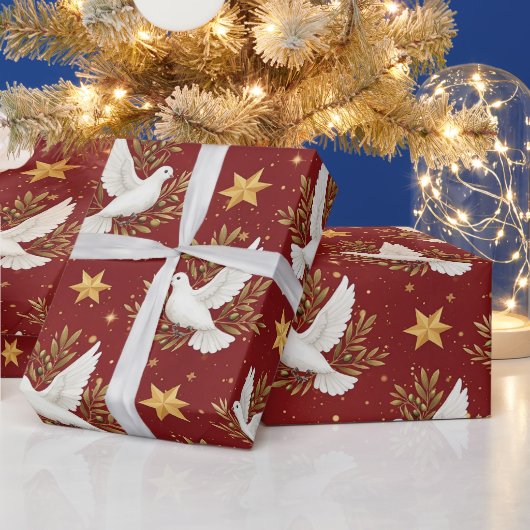 白鳩 ラッピングペーパー (クリスマス)