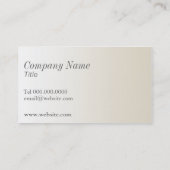 白鳩、鳥の写真 名刺 (裏面)