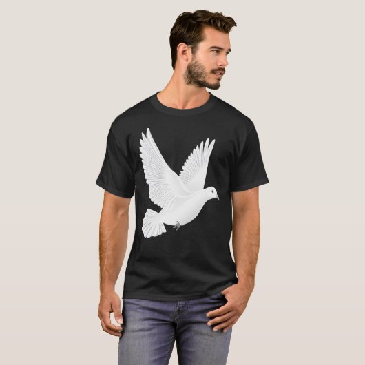 白鳩 Tシャツ (正面フル)