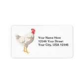 白鶏 ラベル (正面)