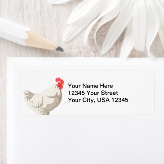 白鶏 ラベル (インサイチュ)