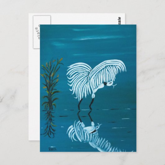 白鷺 ポストカード (正面/裏面)