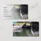 白鷺 名刺 (正面/裏面)