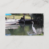 白鷺 名刺 (裏面)