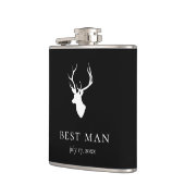 白鹿の頭 フラスク (左)